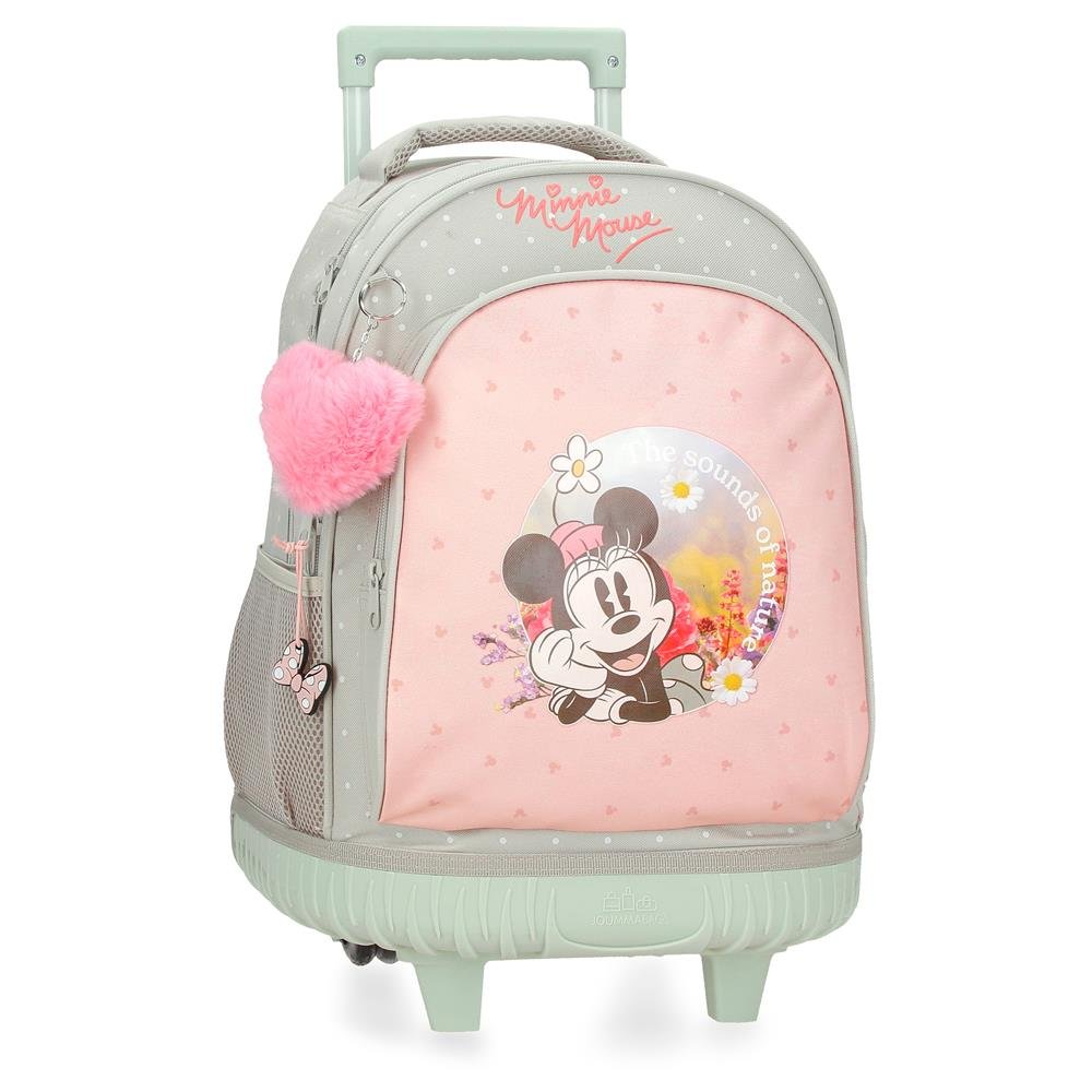 MOCHILA COMPACT 2R. MINNIE MOUSE WILD NATURE