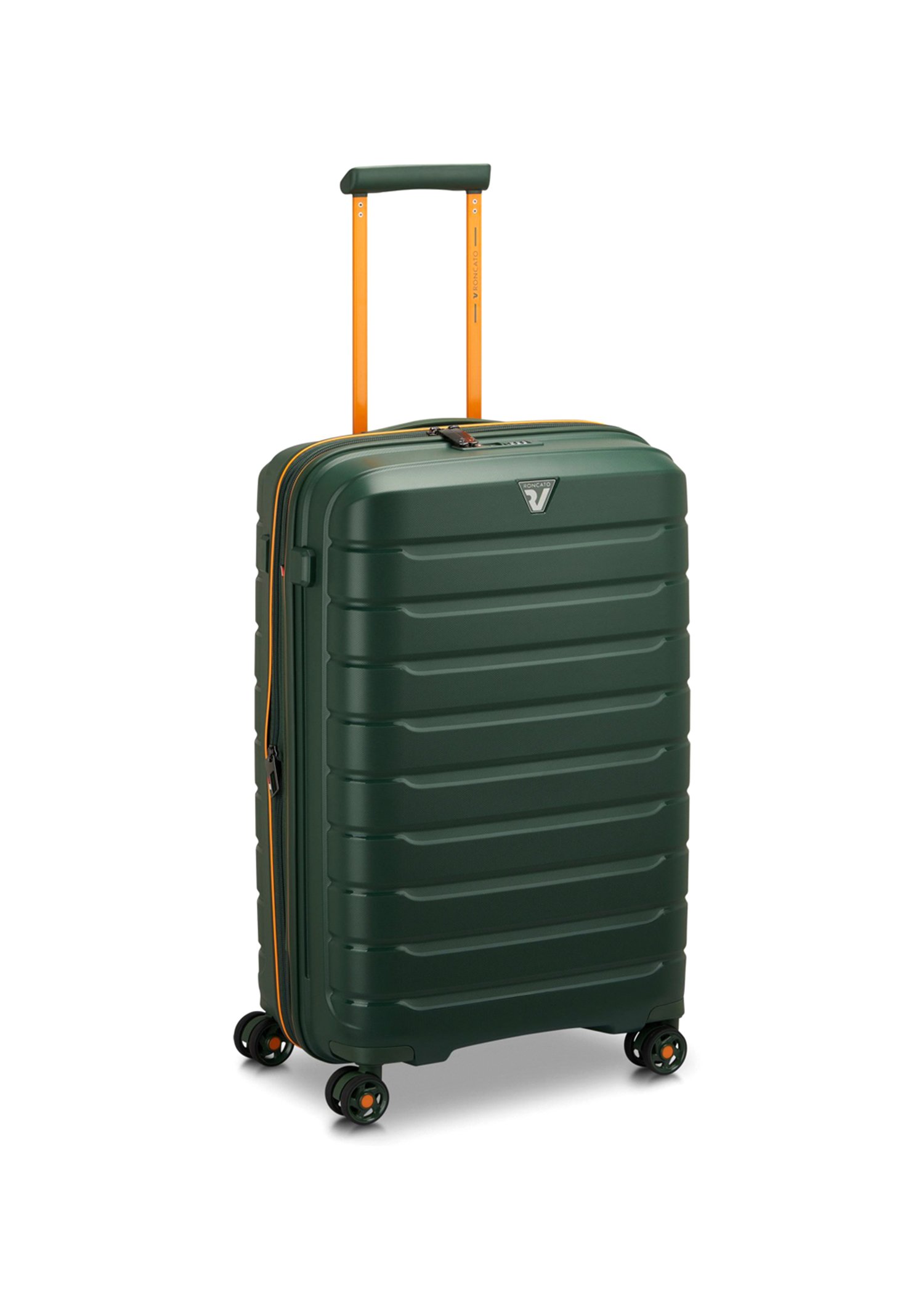 41818247-47 Trolley Medio 4R B-Flying Move Verde Mimetico Green Suitcase 68 cm