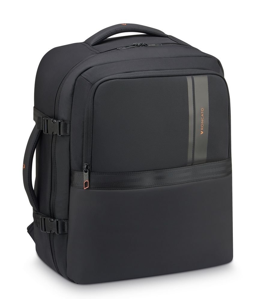 Cabin backpack 45x36x20 Roncato Metropolitan travel 4465 Black